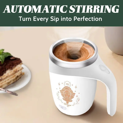 Stainless Steel Self Stirring Coffee Mug Cup