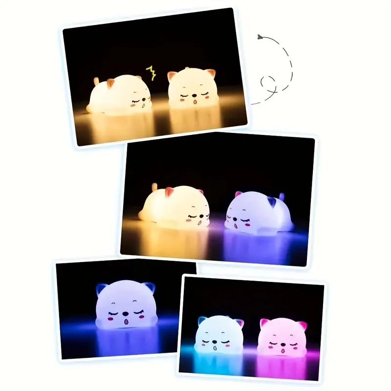 Cat Touch Silicone Lamp