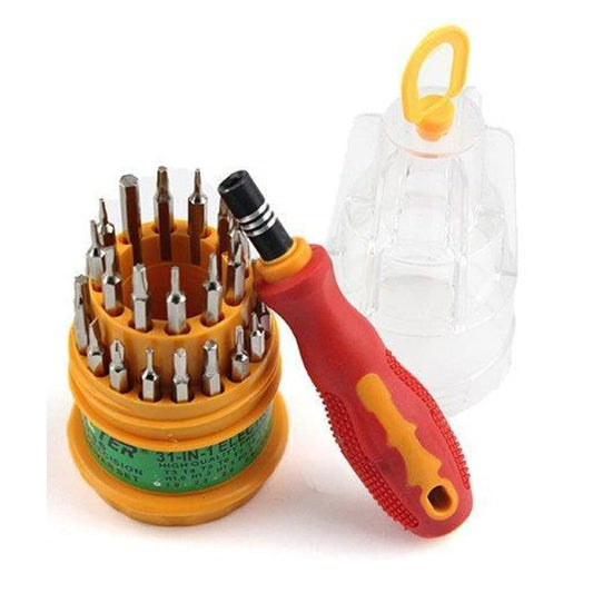 Screwdriver Set, Steel 31 in 1 with 30 Screwdriver Bits, Professional Magnetic Driver Set, for PC/Household/Furniture/Tablet/Game Console/Electronic Devices