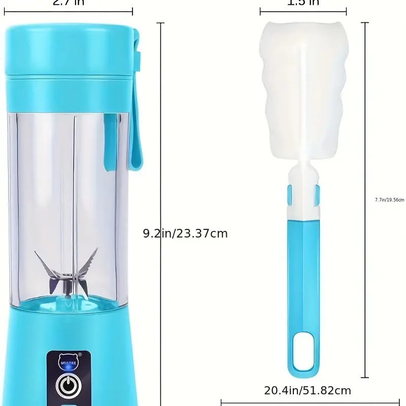 Portable 6-Blade Electric Juicer Portable Blender (1 year warranty)