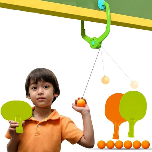 Toy Imagine Door-Hanging Tennis Ball Games for Kids (Ages 5 and Up): Interactive Fun with 2 Rackets, 5 Balls