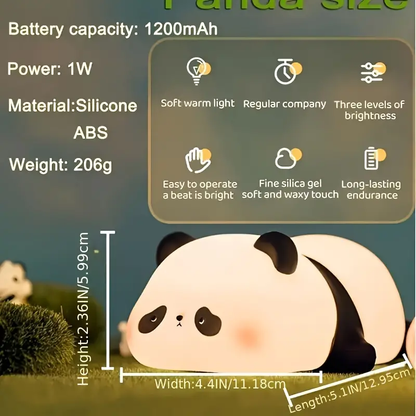 Cute Panda Night Light for Kids