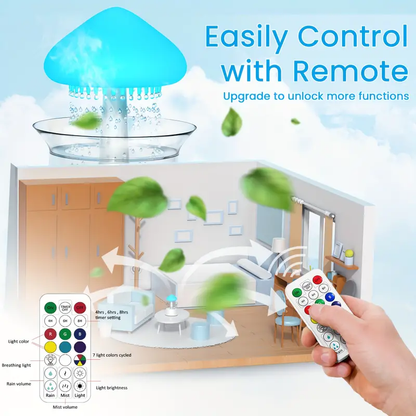 Rain Cloud Humidifier for Sleeping Relaxing Mood with 7 Colors