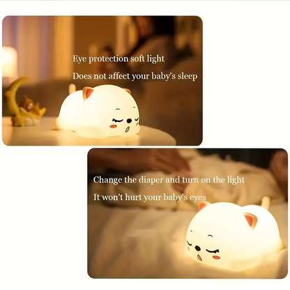 Cat Touch Silicone Lamp