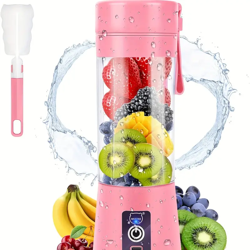 Portable 6-Blade Electric Juicer Portable Blender (1 year warranty)