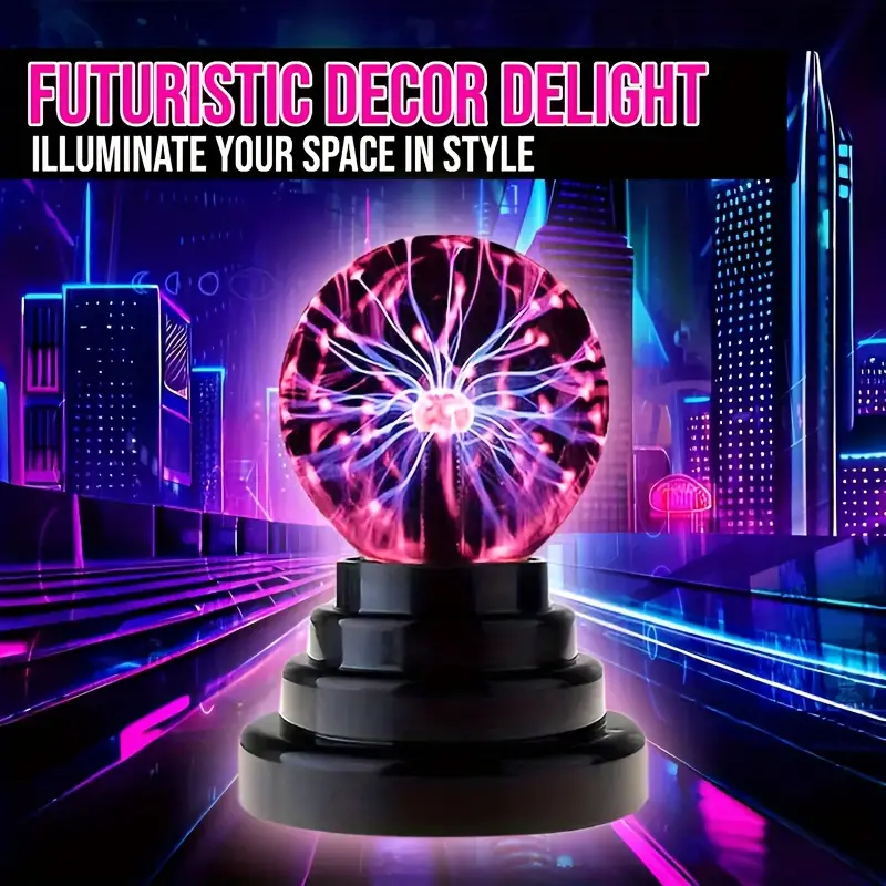 Plasma Lamp Plug-in Electric Ball Nebula Thunder Lightning