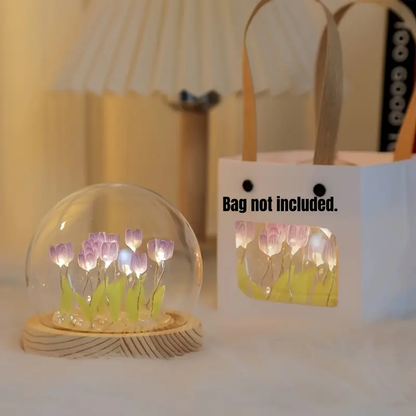 Tulip Lamp Romantic LED Night Light USB Powered Ball (1 Year warranty)