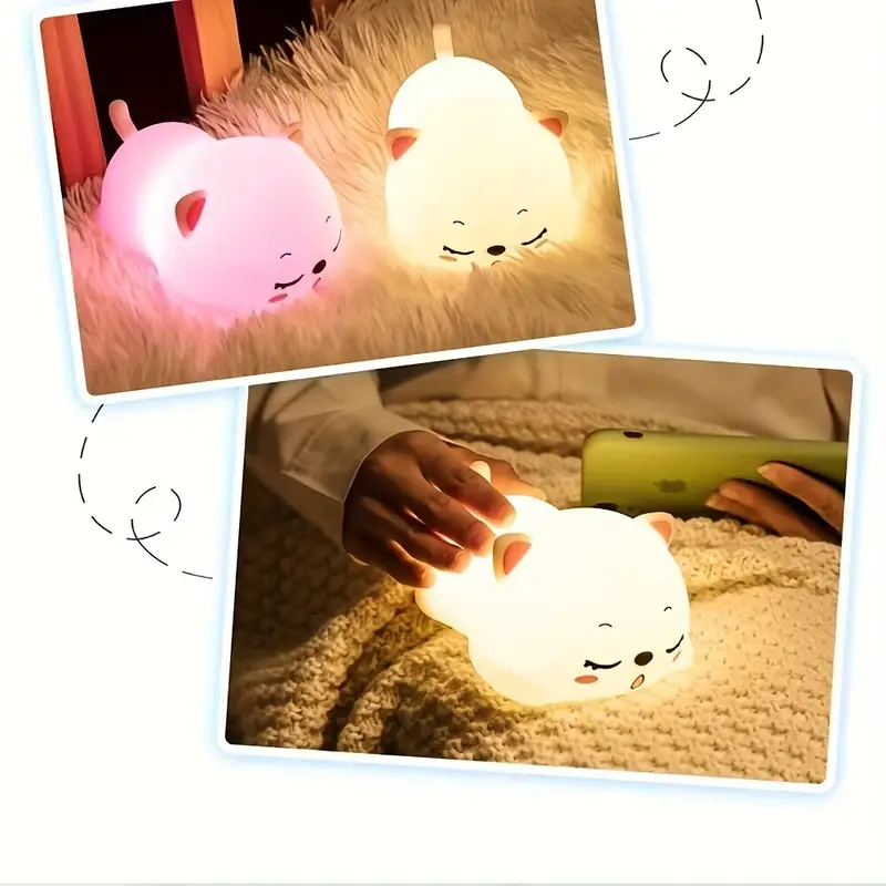 Cat Touch Silicone Lamp