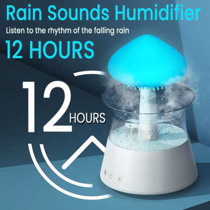 Rain Cloud Humidifier for Sleeping Relaxing Mood with 7 Colors