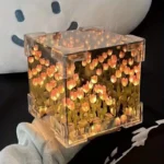 Star Cube Mirror Tulip Lamp