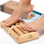 Wooden Double Foot Massager