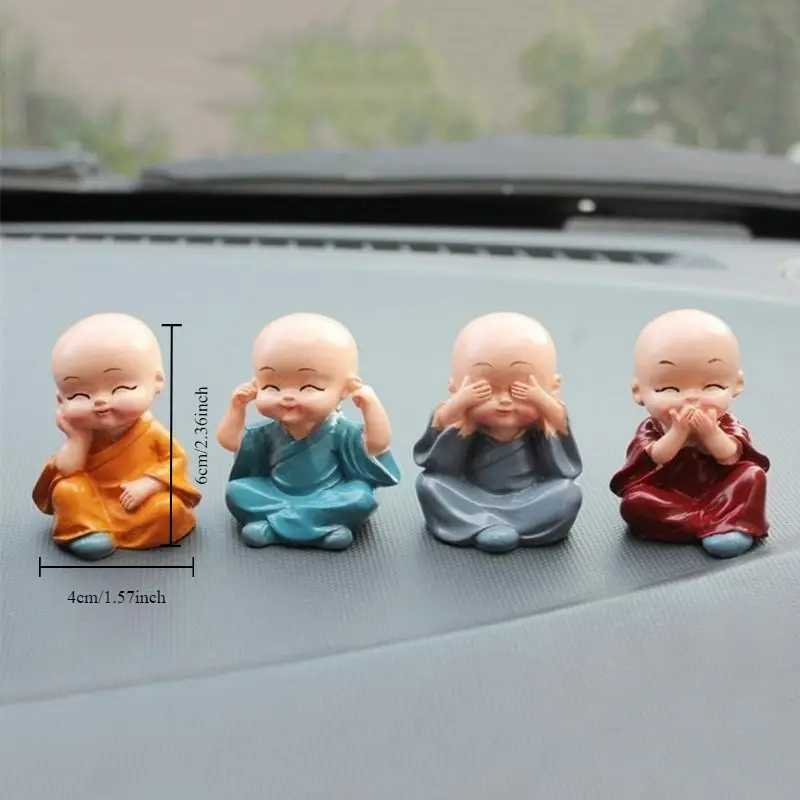 1725957992329-23876eeb6c7e4b7c90f35b79a49009c1-goods Baby Buddha Showpiece Set of 4