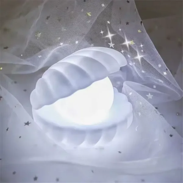 Premium Pearl Shell LED Lamp