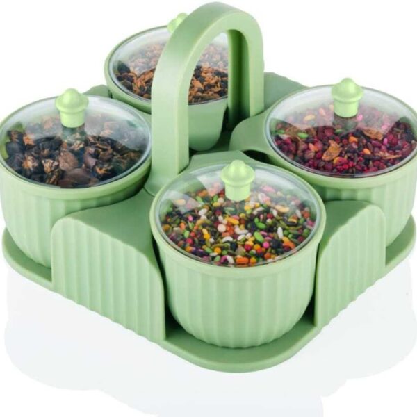 Multipurpose Plastic Storage Container Set
